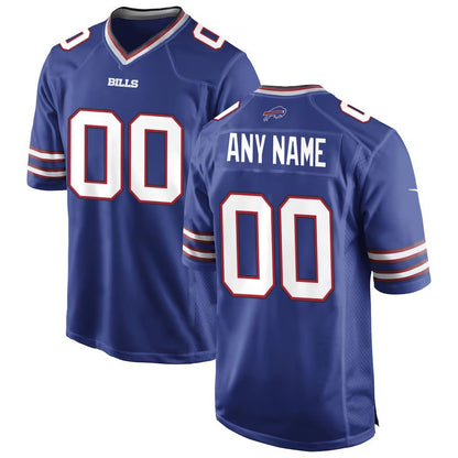 Custom B.Bills Royal RONA Game Jersey