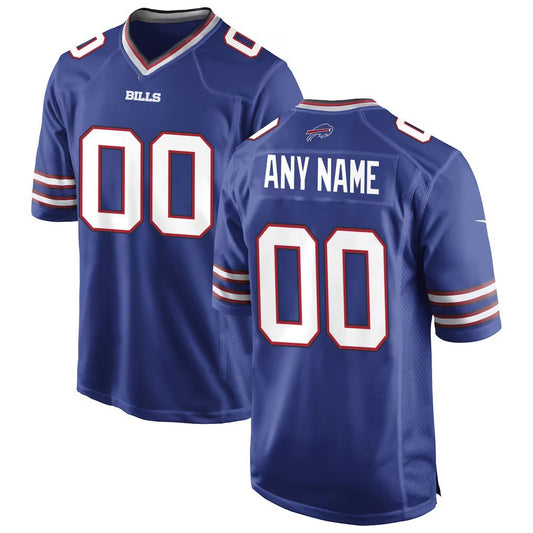 Custom B.Bills Royal RONA Game Jersey