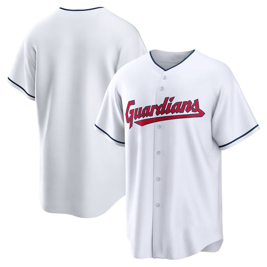 Cleveland Guardians White RONA Home Blank Replica Jersey