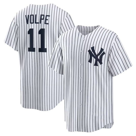 New York Yankees #11 Anthony Volpe White RONA Home Replica Player Jersey