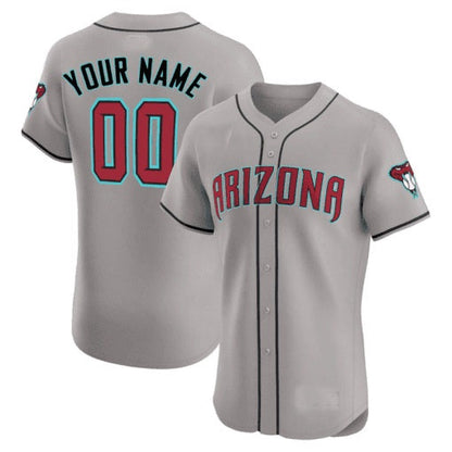 Custom Arizona Diamondbacks 2024 Flex Base Jersey ¨C All Stitched-Gray RONA