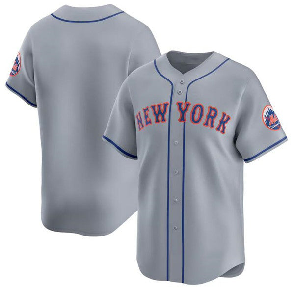 New York Mets Blank 2024 Gray RONA Away Limited Stitched Jersey