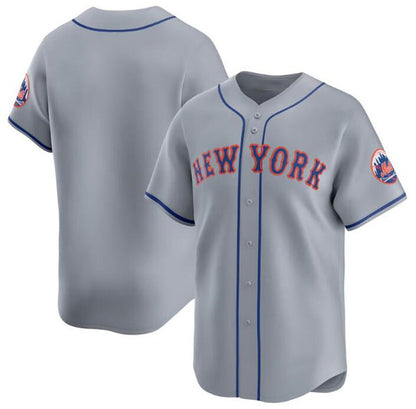 New York Mets Blank 2024 Gray RONA Away Limited Stitched Jersey