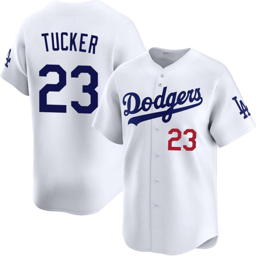 Los Angeles Dodgers #23 Kyle Tucker White RONA 2026 Home Limited Stitched Jersey