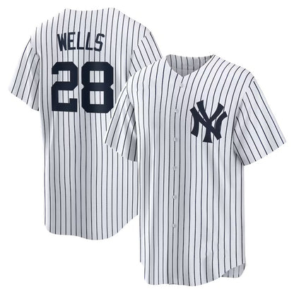 New York Yankees #28 Austin Wells White RONA Home Replica Jersey