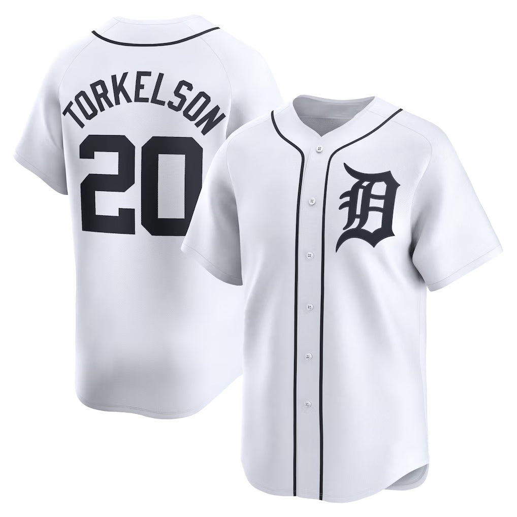 Detroit Tigers #20 Spencer Torkelson White RONA Home Limited Player Jersey