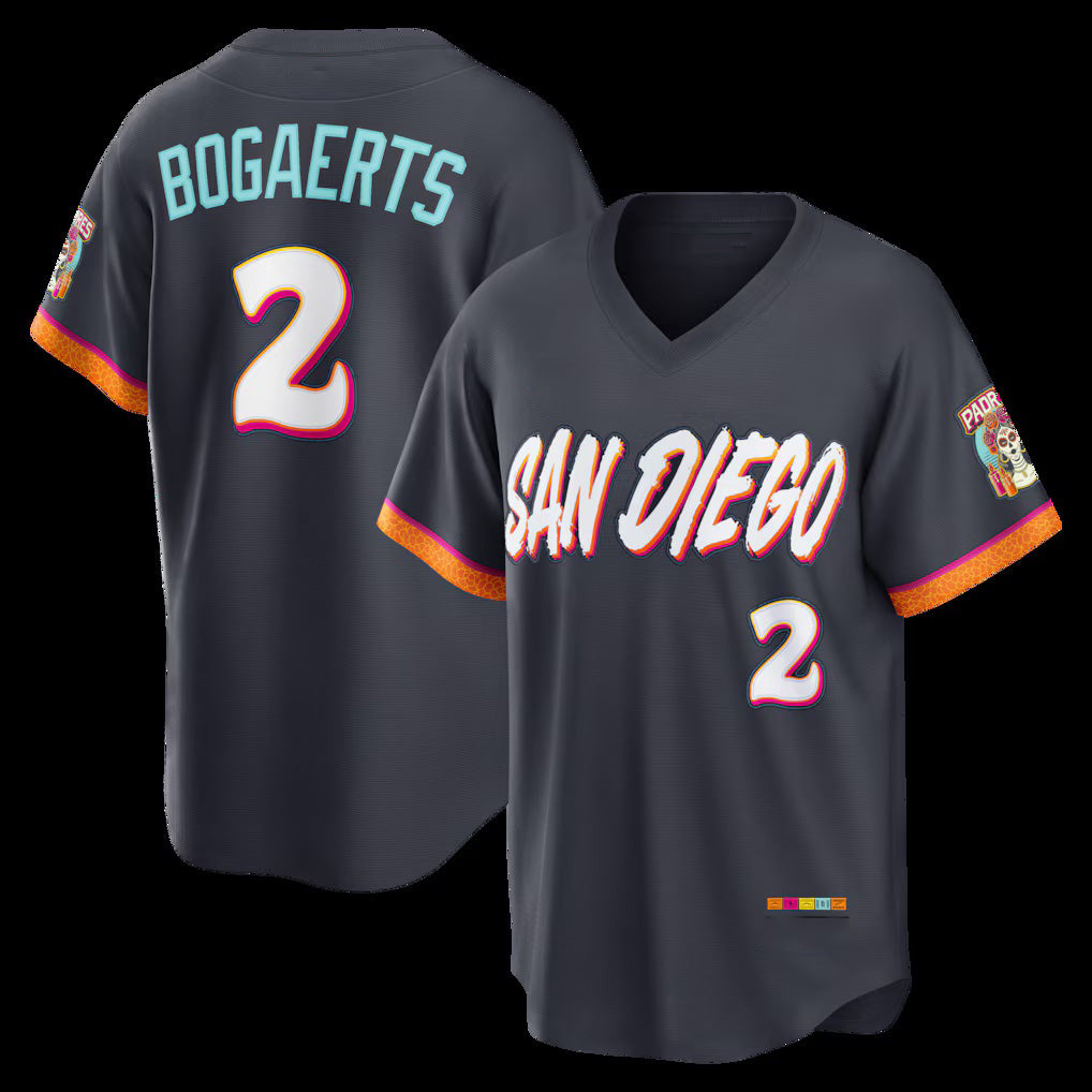 San Diego Padres #2 Xander Bogaerts Obsidian RONA 2026 City Connect Stadium Jersey