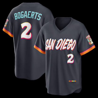 San Diego Padres #2 Xander Bogaerts Obsidian RONA 2026 City Connect Stadium Jersey