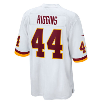 W.Football Team #44 John Riggins White RONA Retired Player Game Jersey