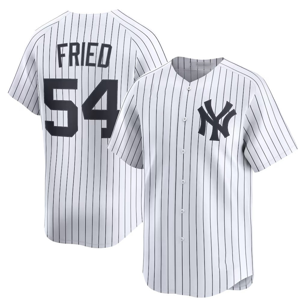 New York Yankees #54 Max Fried White RONA Home Limited Player Jersey 2