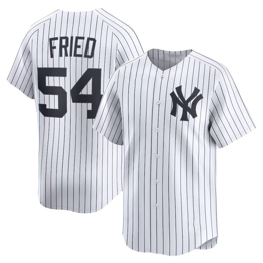 New York Yankees #54 Max Fried White RONA Home Limited Player Jersey 2