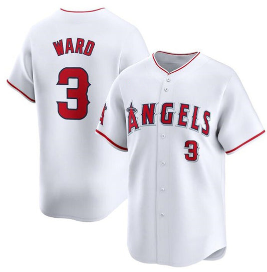 Los Angeles Angels #3 Taylor Ward White RONA Home Limited Stitched Jersey