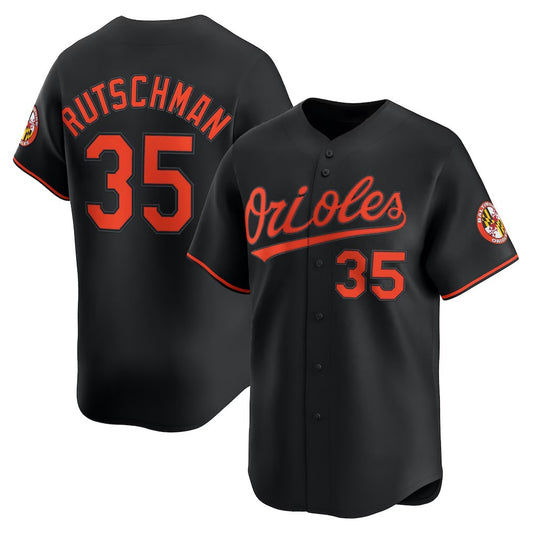 Baltimore Orioles #35 Adley Rutschman Black RONA Alternate Limited Player Jersey