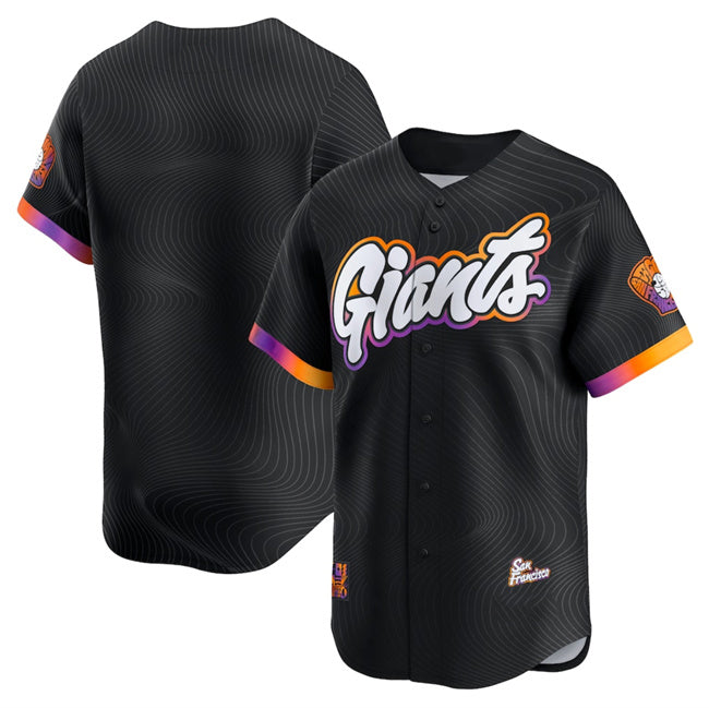 San Francisco Giants Blank Anthracite RONA 2025 City Connect Limited Stitched Jersey