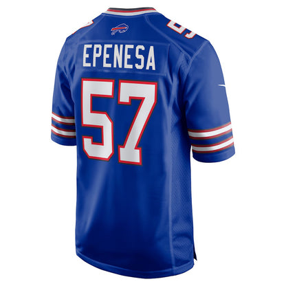 B.Bills #57 A.J. Epenesa Royal RONA Game Player Jersey