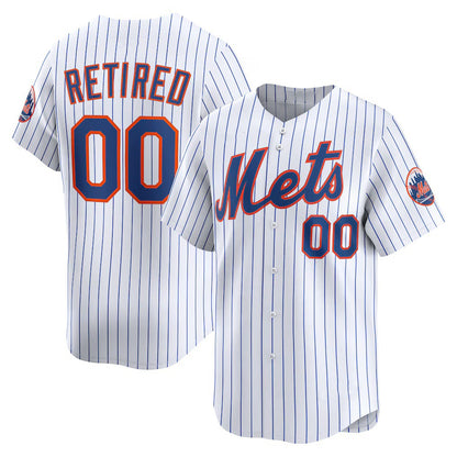 Custom New York Mets White RONA Home Limited Pick-A-Player Retired Roster Jersey