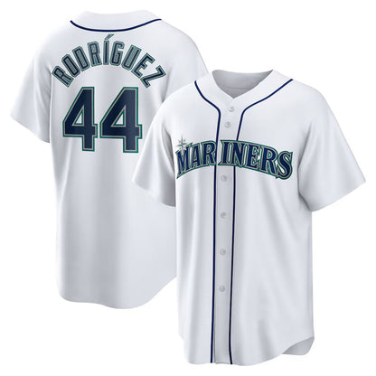 Seattle Mariners #44 Julio Rodriguez White RONA Home Replica Player Jersey