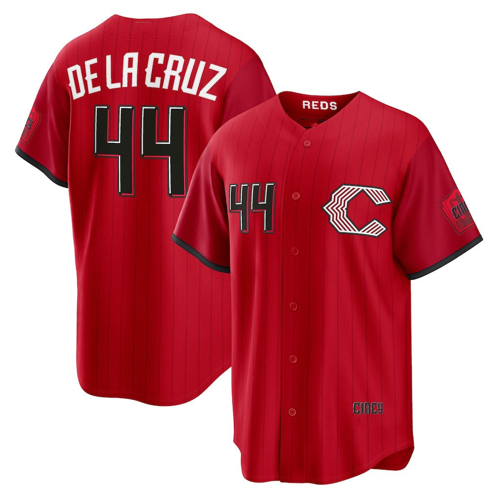Cincinnati Reds #44 Elly De La Cruz Red RONA 2026 City Connect Stadium Jersey