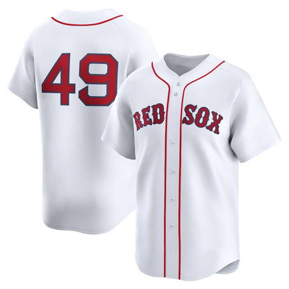 Boston Red Sox #49 Tim Wakefield White RONA Home Limited Player Jersey