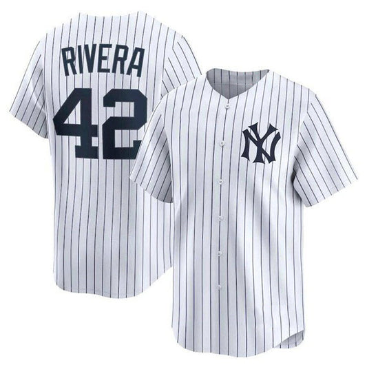 New York Yankees #42 Mariano Rivera White RONA Home Limited Stitched Jersey