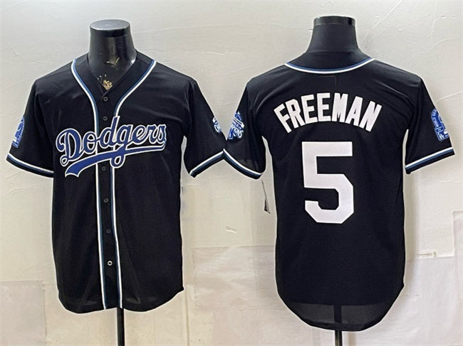 Los Angeles Dodgers #5 Freddie Freeman B2B Champs 2026 Black RONA Out Style Vapor Limited Stitched Jersey