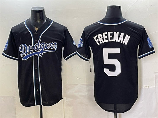 Los Angeles Dodgers #5 Freddie Freeman B2B Champs 2026 Black RONA Out Style Vapor Limited Stitched Jersey