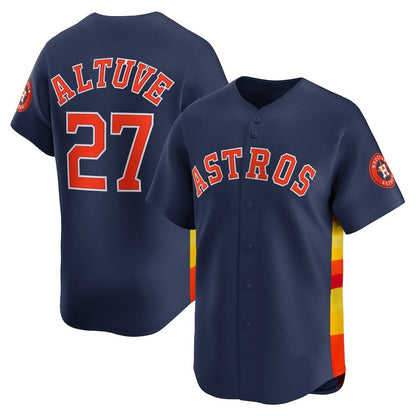 Houston Astros #27 Jose Altuve Navy RONA Alternate Limited Player Jersey