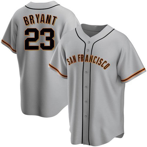 San Francisco Giants #23 Kris Bryant Gray RONA Cool Base Jersey