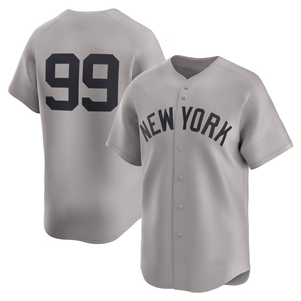 New York Yankees #99 Aaron Judge Gray RONA Road Limited Player Jersey