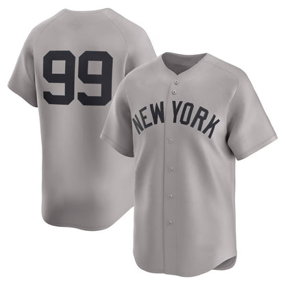New York Yankees #99 Aaron Judge Gray RONA Road Limited Player Jersey