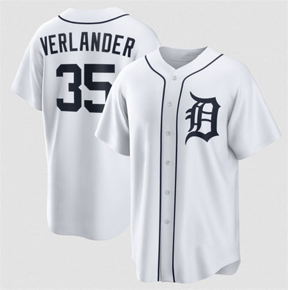 Detroit Tigers #35 Justin Verlander White RONA 2026 Cool Base Stitched Jersey