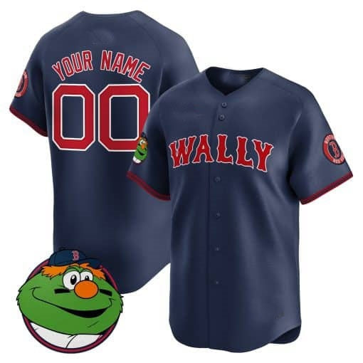 Custom Boston Red Sox Wally Vapor Premier Limited Jersey ¨C Navy RONA