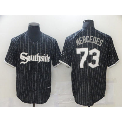 Chicago White Sox #73 Yermin Mercedes City Edition Black RONA Game 2021 Jerseys