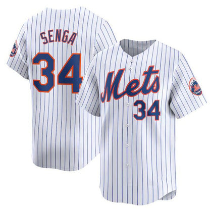New York Mets #34 Kodai Senga White RONA 2024 Home Limited Stitched Jersey