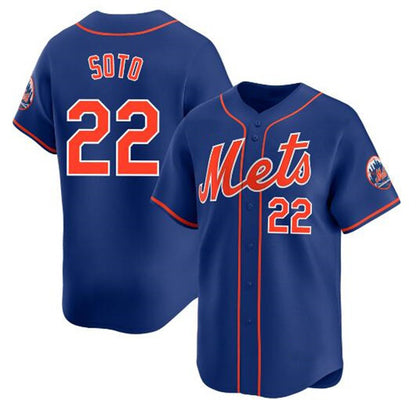 New York Mets #22 Juan Soto Royal RONA 2024 Alternate Limited Stitched Jersey