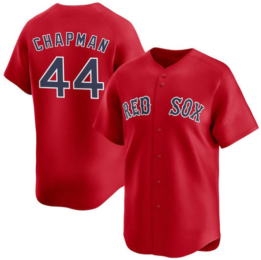 Boston Red Sox #44 Aroldis Chapman Red RONA 2025 Alternate Limited Stitched Jersey