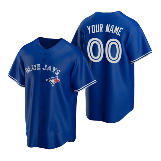 Custom Toronto Blue Jays Royal RONA Stitched Cool Base Jersey