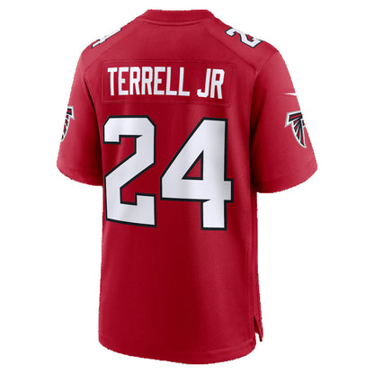 A.Falcons #24 A.J. Terrell Red RONA Game Jersey