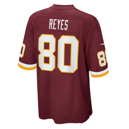 W.Football Team #80 Sammis Reyes Burgundy RONA Game Jersey