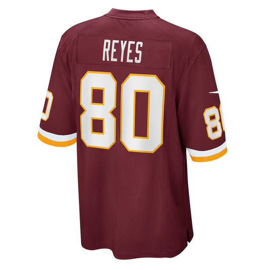 W.Football Team #80 Sammis Reyes Burgundy RONA Game Jersey