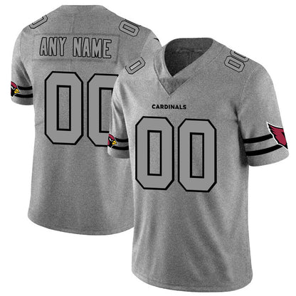 Custom A.Cardinals 2019 Gray Gridiron Gray RONA Vapor Untouchable Limited Jersey