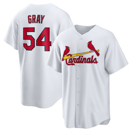 St. Louis Cardinals #54 Sonny Gray White RONA Home Replica Jersey