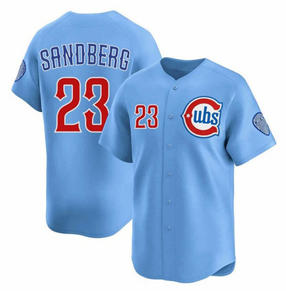 Chicago Cubs #23 Ryne Sandberg Blue RONA 2024-25 2nd Alternate Limited Stitched Jersey