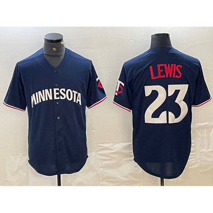 Minnesota Twins #23 Royce Lewis Navy RONA Cool Base Stitched Jersey