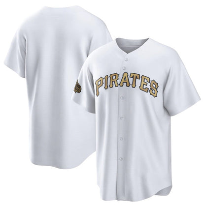 Pittsburgh Pirates Blank White RONA 2022 All-Star Cool Base Stitched Jersey