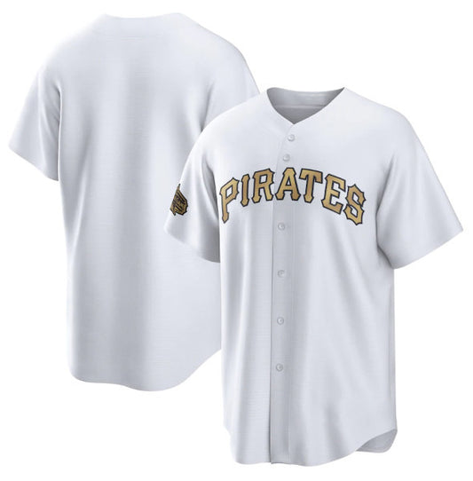 Pittsburgh Pirates Blank White RONA 2022 All-Star Cool Base Stitched Jersey