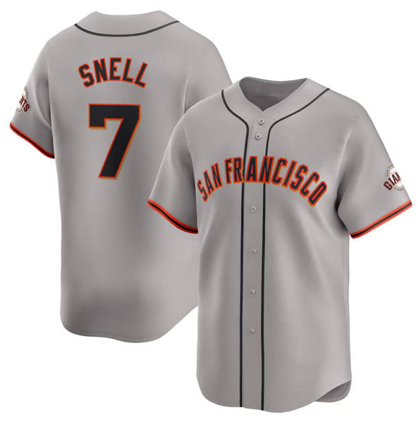 San Francisco Giants #7 Blake Snell Gray RONA Away Limited Stitched Jersey