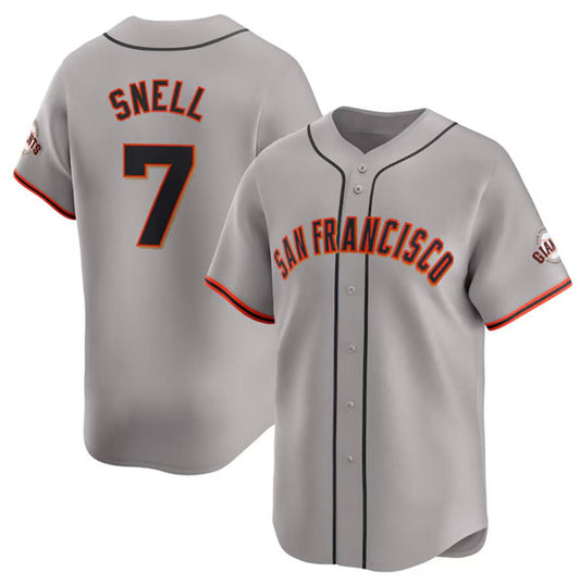 San Francisco Giants #7 Blake Snell Gray RONA Away Limited Stitched Jersey