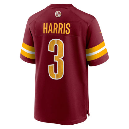 W.Commanders #3 Will Harris Burgundy RONA Team Game Jersey