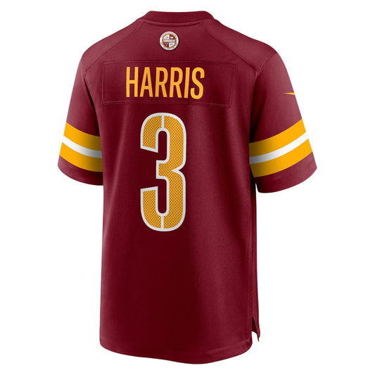 W.Commanders #3 Will Harris Burgundy RONA Team Game Jersey